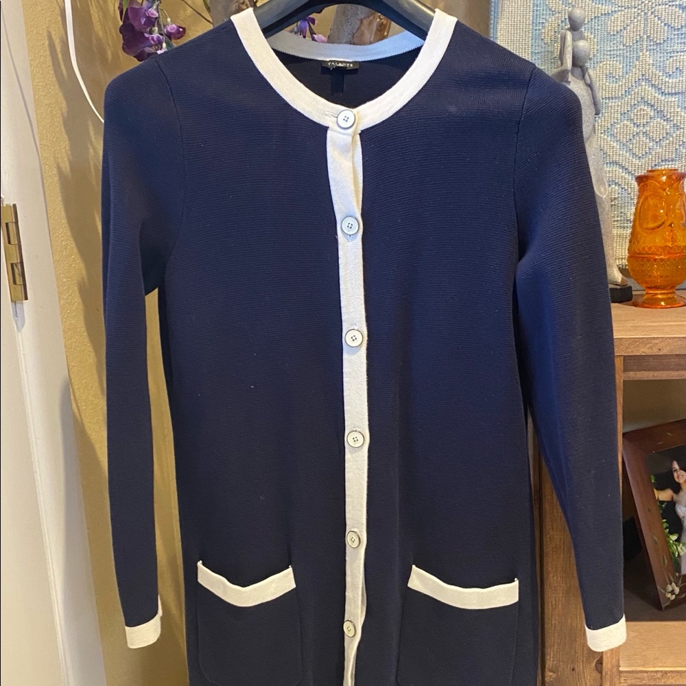 Talbots Navy Cardigan